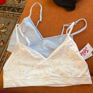 2 pack skinny strap bralette